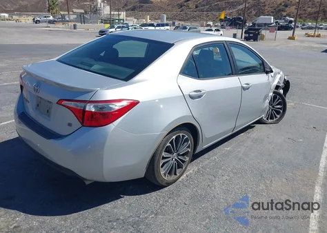 2015 Toyota Corolla S Plus from USA, damaged, VIN 5YFBURHE1FP350527